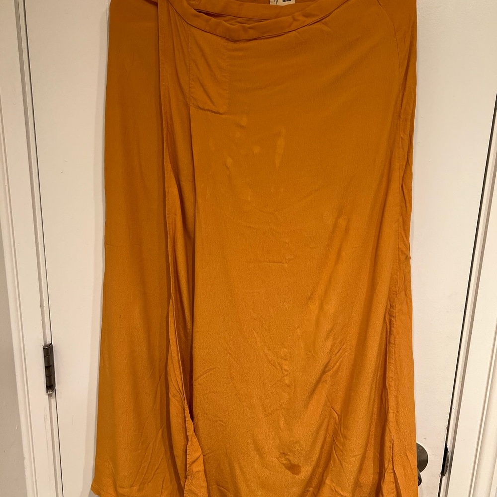 Elegant Mustard Yellow Women's Skirt